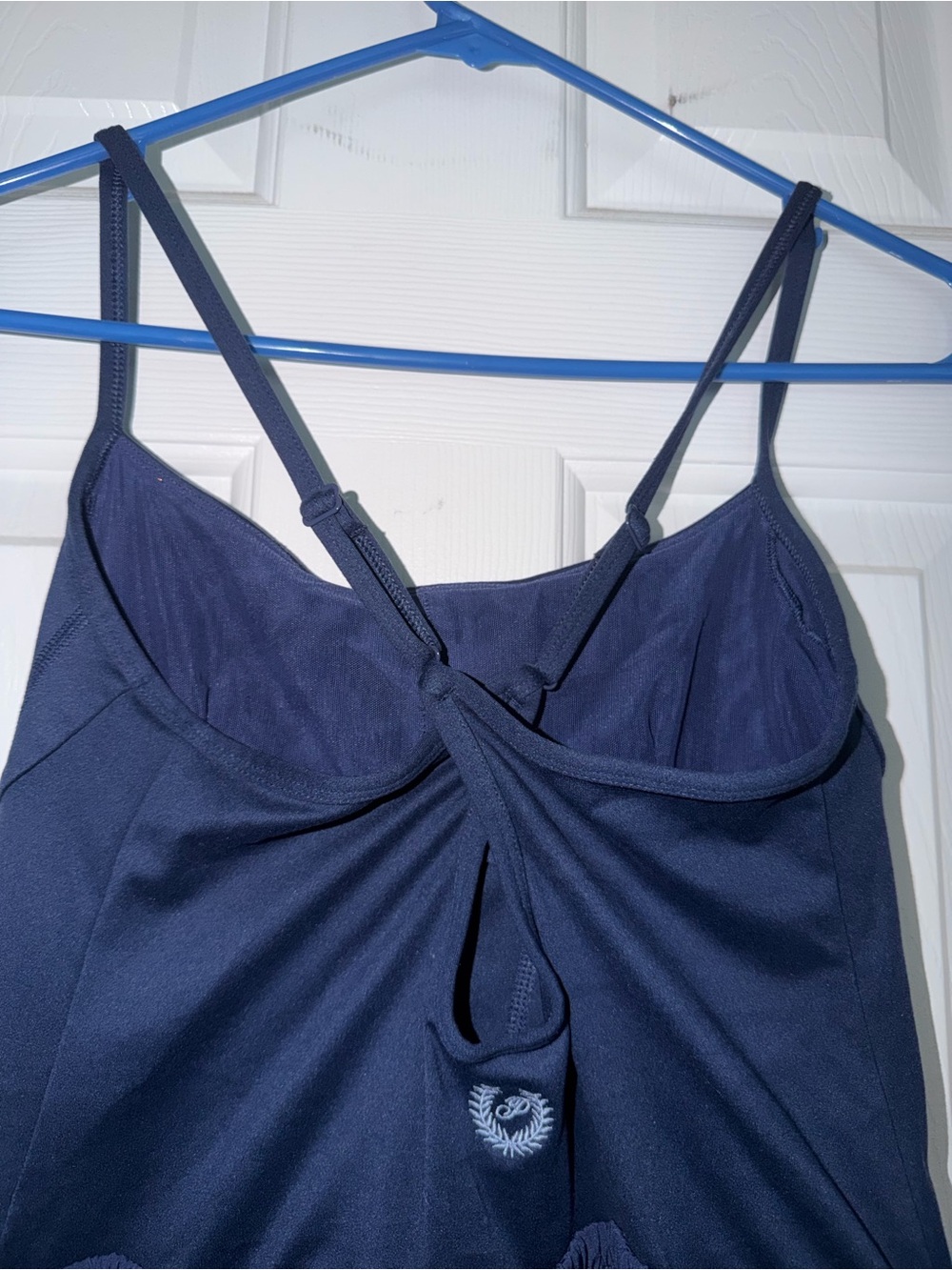 VS Pink Navy Blue Sleeveless Romper - Picture 3 of 6